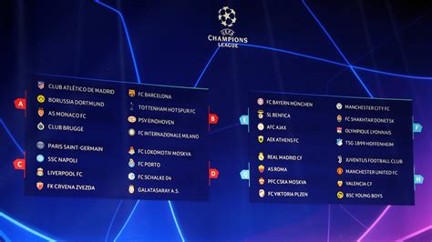 champions league draw live tv